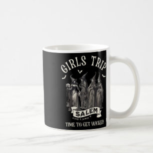Retro Girls Trip Salem 1692 They Missed One Witch Coffee Mug