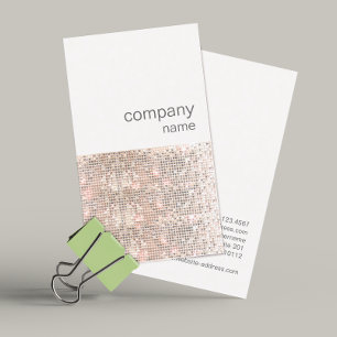 Retro Glam Beauty and Fashion Business Card