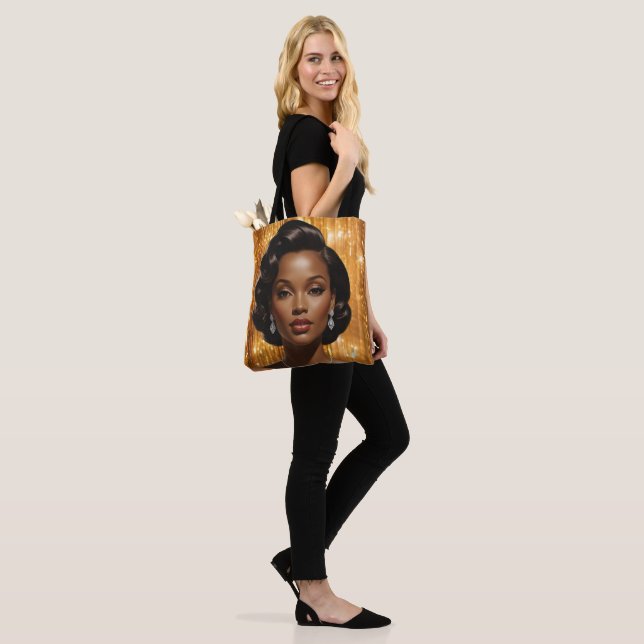 Retro Glam Girl (Diana) Tote Bag (On Model)