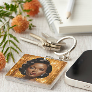 Retro Glam Girls (Diana) Key Ring