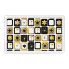 Retro Glamourous Gold Acrylic Tray