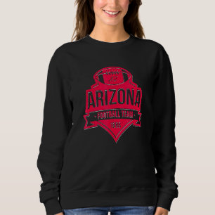Retro Glitch Look Cardinal Party Tailgate Sport Fa Sweatshirt