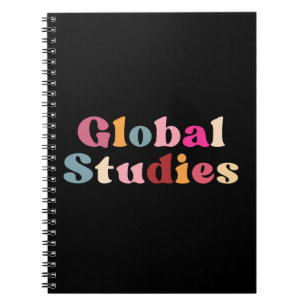Retro global studies T-Shirt Notebook