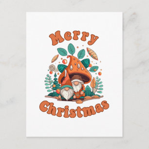 Retro Gnome Christmas Enclosure Card
