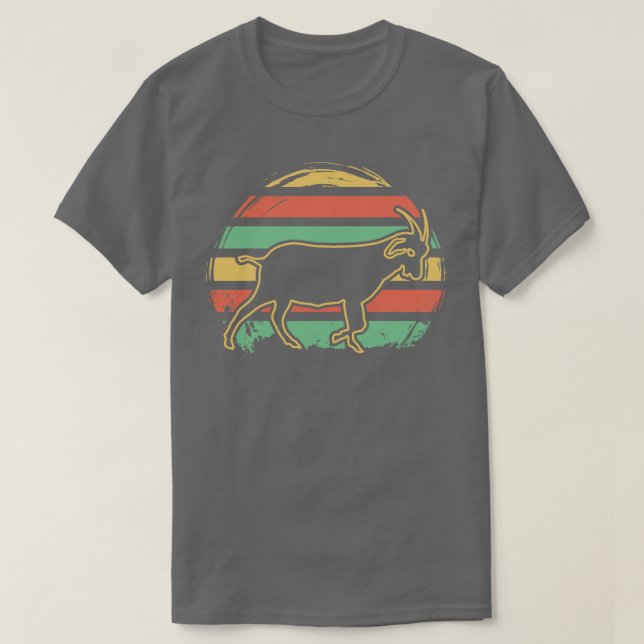 Retro Goat 1 T-Shirt (Design Front)