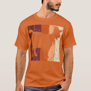 Retro Goat Vintage Goats Herd Herding Farmer T-Shirt