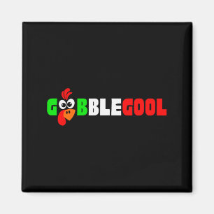 Retro Gobblegool Turkey Day Thanksgiving Parody Me Magnet