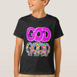 Retro God Is Good All The Time Worship Christian O T-Shirt