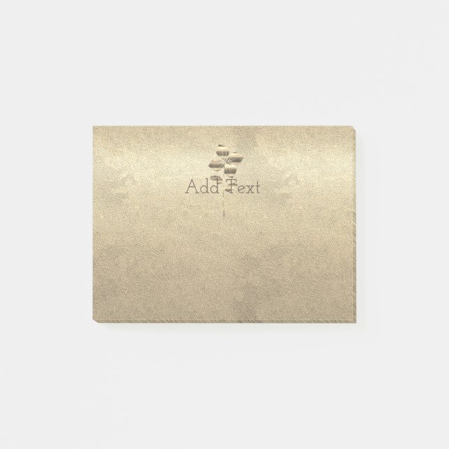 Retro Gold Holiday Vibe Post-it Notes (Front)