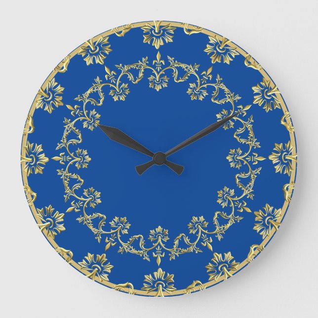 Retro Gold Large Clock (Front)