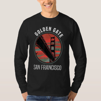 Retro Golden Gate Bridge San Francisco Vintage Cal T-Shirt