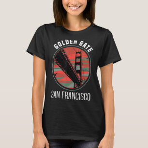 Retro Golden Gate Bridge San Francisco Vintage Cal T-Shirt