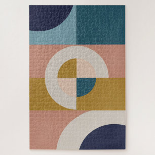 Retro Golden Huescape Mid-Century Modern Puzzle