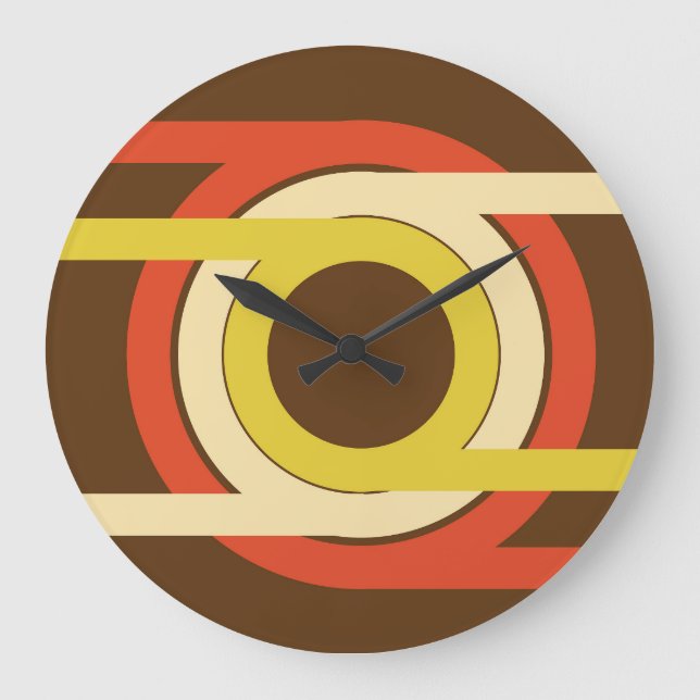 Retro Golden Ratio inspired design. Large Clock (Front)
