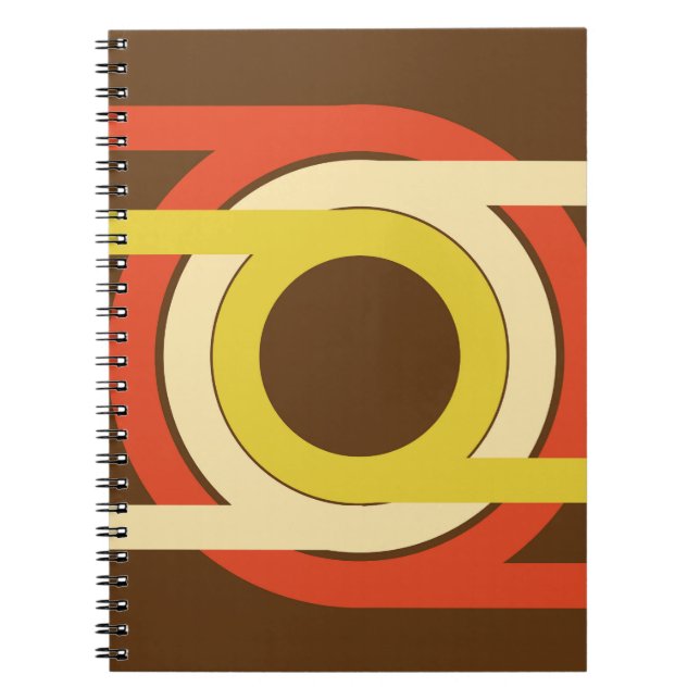 Retro Golden Ratio inspired design. Notebook (Front)