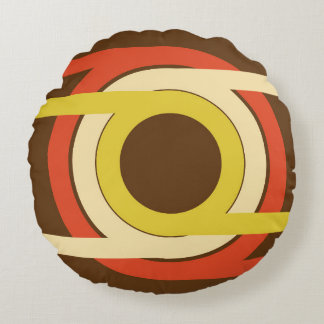 Retro Golden Ratio inspired design. Round Cushion