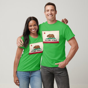 Retro Golden State Bear California Republic T-Shirt