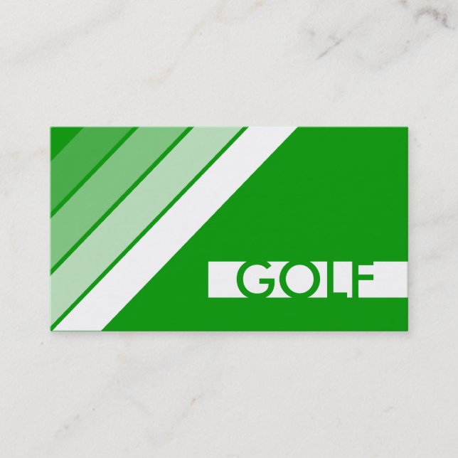 retro GOLF Business Card (Front)