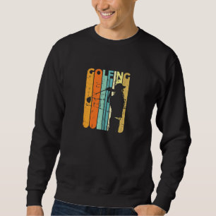 Retro Golf Vintage Golfer Golf Sweatshirt