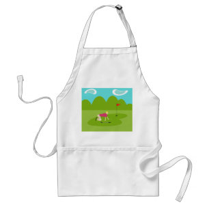 Retro Golfer Apron