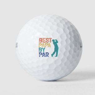Retro Golfer - Best Papa By Par Golf Balls