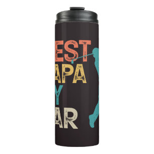 Retro Golfer - Best Papa By Par Thermal Tumbler