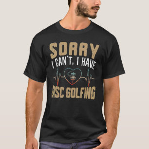 Retro Golfer Vintage Disc Golf Golfing T-Shirt