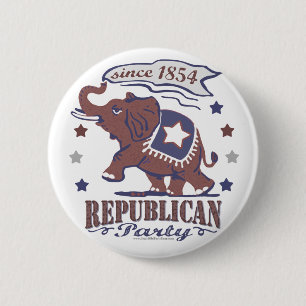 Retro GOP Button
