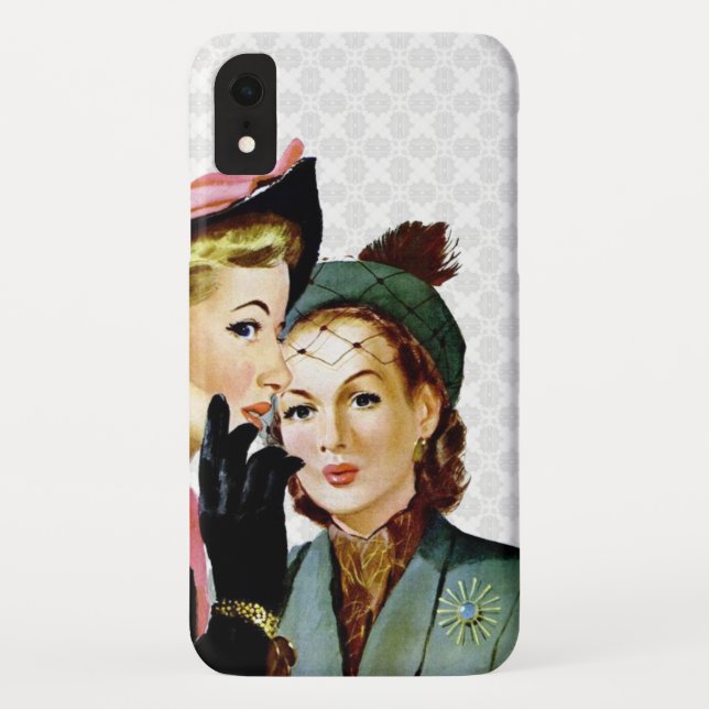 Retro Gossip Case-Mate iPhone Case (Back)