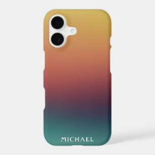 Retro Gradient w/Name Case-Mate Phone Case