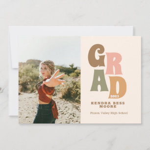 Retro Graduation Announcement With Photo