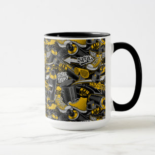 Retro Graffiti Urban Street Pattern Mug