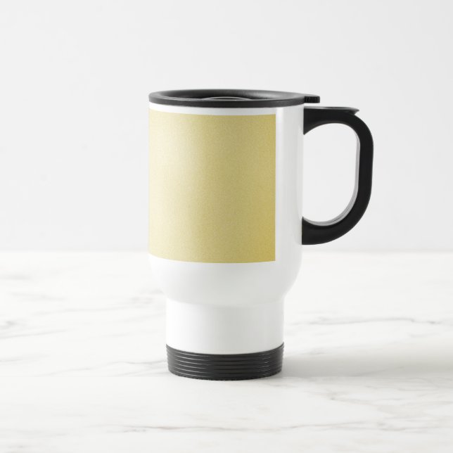 Retro Grainy Beige Background Travel Mug (Right)