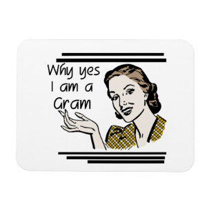 Retro Gram Gifts Magnet