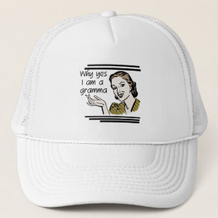 Retro Gramma T-shirts and Gifts Trucker Hat