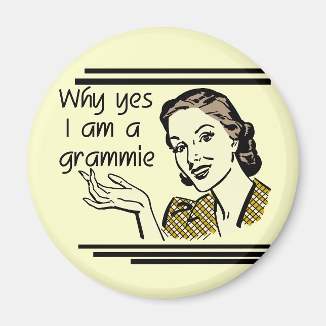 Retro Grammie T-shirts and Gifts Magnet (Front)