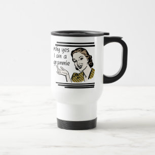 Retro Grammie T-shirts and Gifts Travel Mug