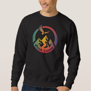 Retro Grand Canyon Hike Sunset T-Shirt Sweatshirt