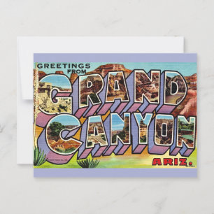 Retro Grand Canyon Postcard