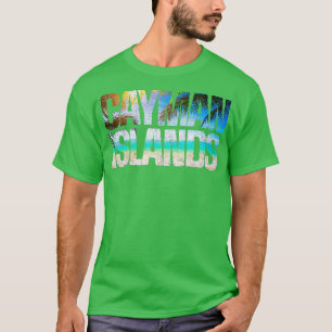 Retro Grand Cayman Islands Beach Vintage Vacation T-Shirt