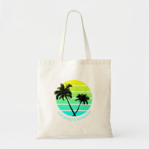 Retro Grand Cayman Islands Tote Bag
