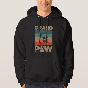 Retro Grand Paw Chow Chow Dog Pet Grandpaw Grandpa Hoodie
