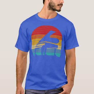 Retro Grand Piano Music Loving Pianist  T-Shirt