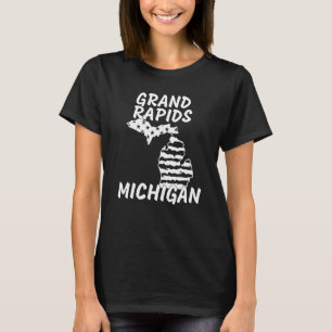 Retro Grand Rapids MI Michigan Apparel Souvenir T-Shirt