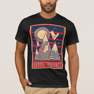 Retro Grand Targhee Ski 80s T-Shirt