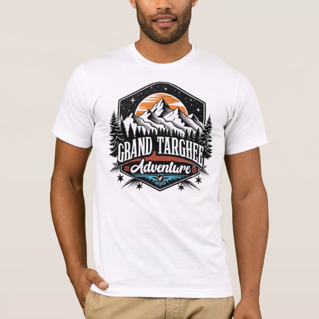 Retro Grand Targhee Ski T-Shirt (Front)