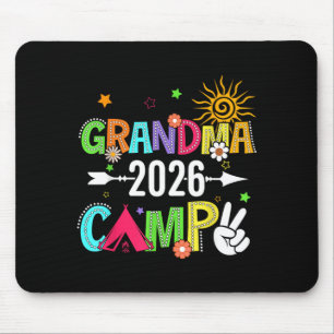 Retro Grandma Camp 2026 Grandma Nana Summer Mouse Mat