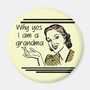 Retro Grandma T-shirts and Gifts Magnet