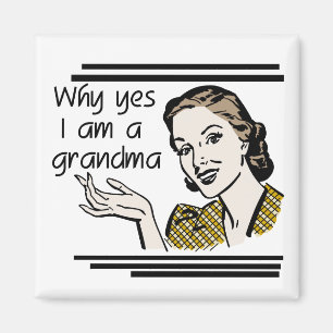Retro Grandma T-shirts and Gifts Magnet