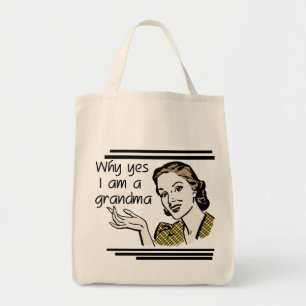 Retro Grandma T-shirts and Gifts Tote Bag